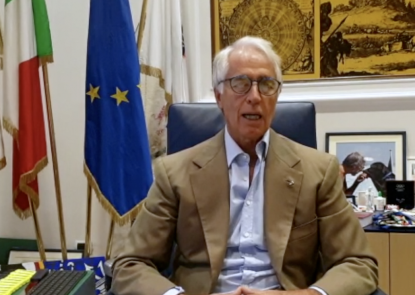 VIDEO: Giovanni Malagò saluta la “pontesturese dell’anno” Valentina Margaglio